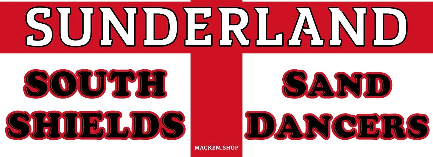 Sunderland South Shields Sand Dancers England Flag