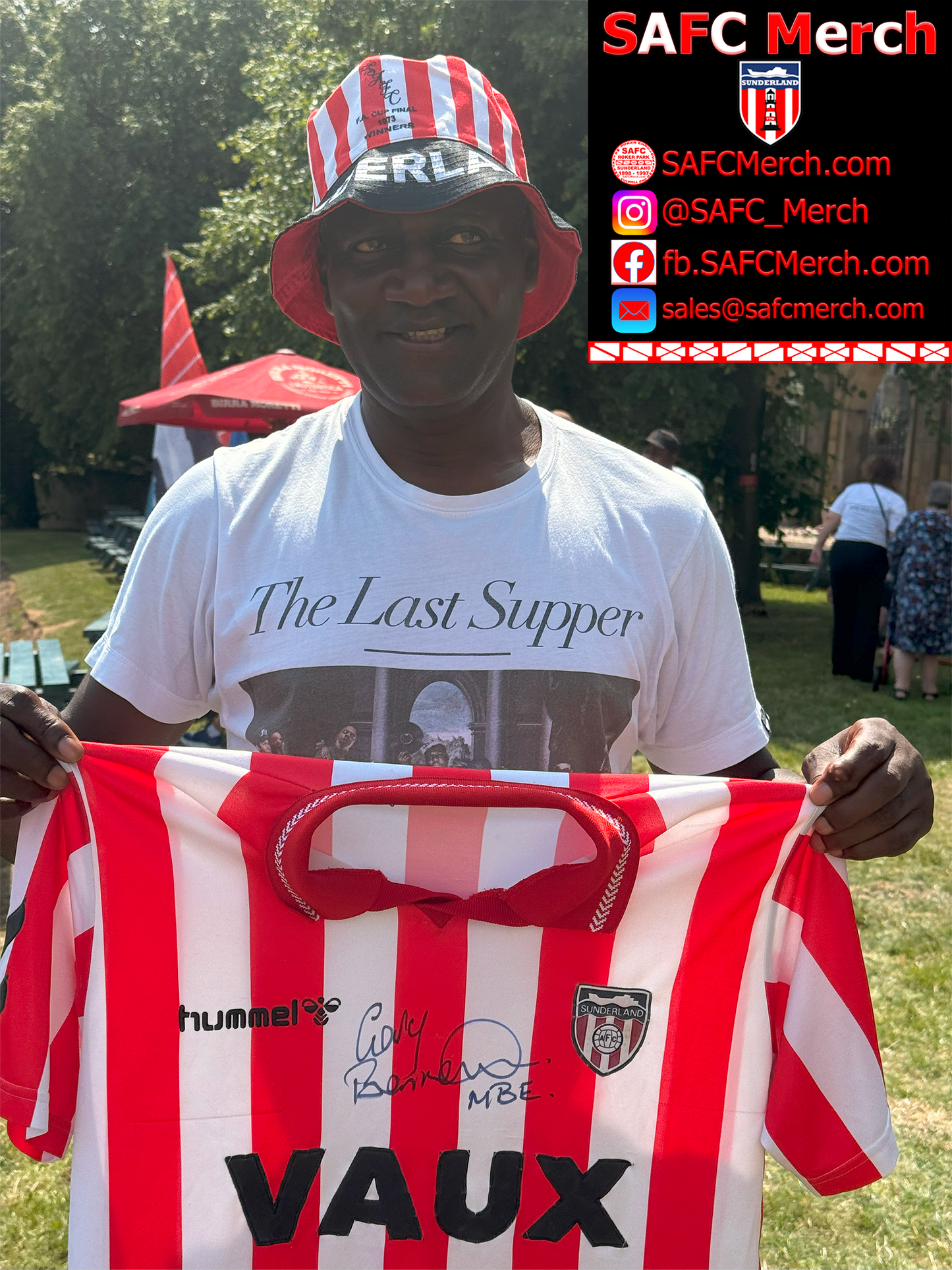 Limited Edition Sunderland 1973 FA Cup Winners Porterfield Reversible Bucket Hat – 100% Cotton