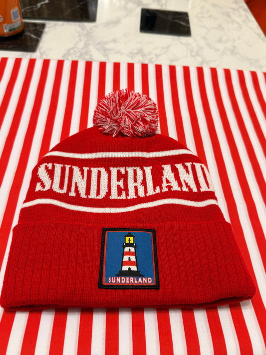 MackemShop Exclusive Sunderland Lighthouse FTM Bobble Hat