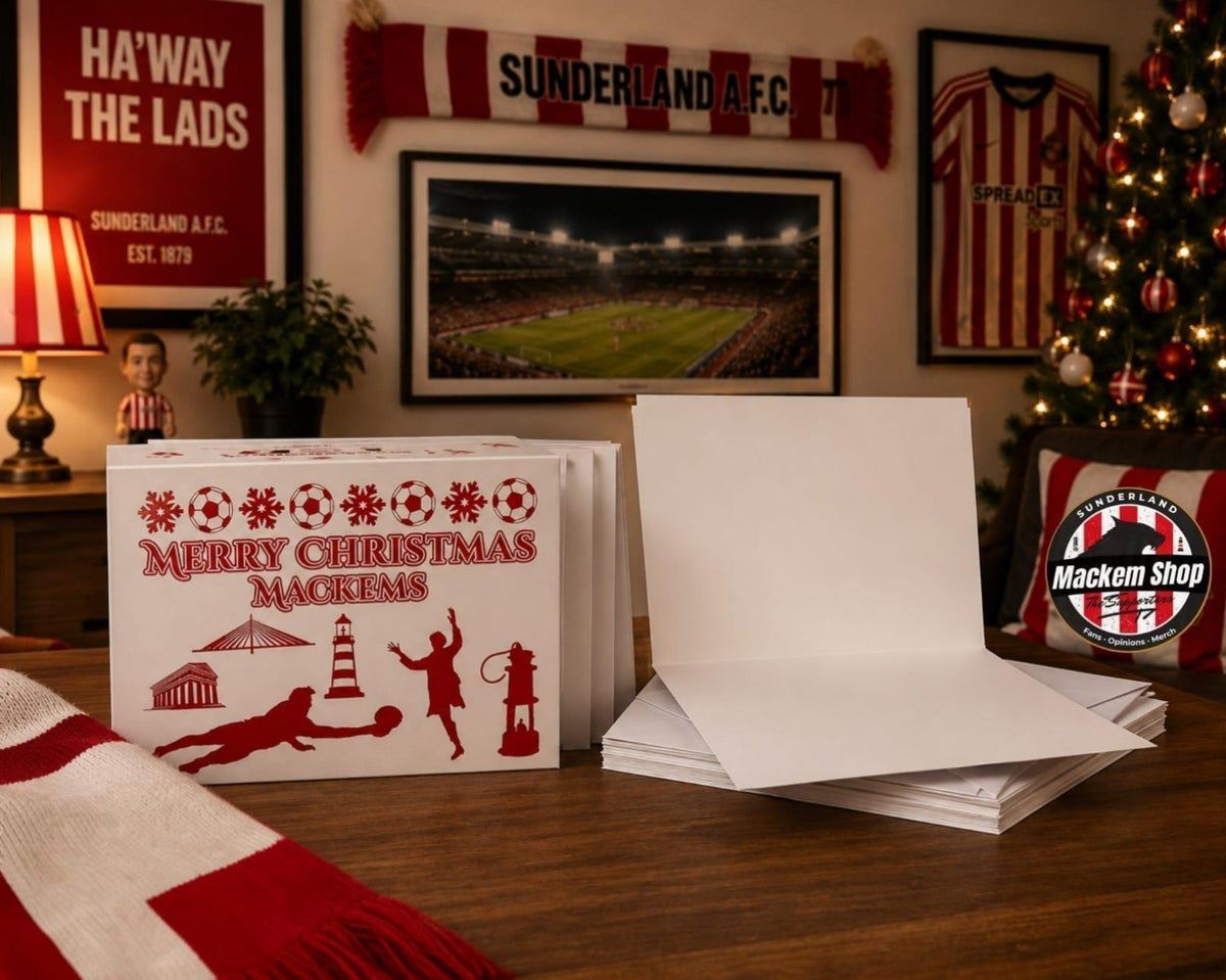 MERRY CHRISTMAS MACKEMS card by MackemShop.
