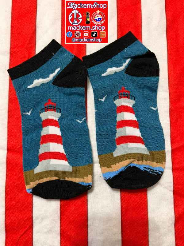 Sunderland Roker Lighthouse Trainer Socks – Ladies UK Sizes 1–6 | MackemShop Exclusive