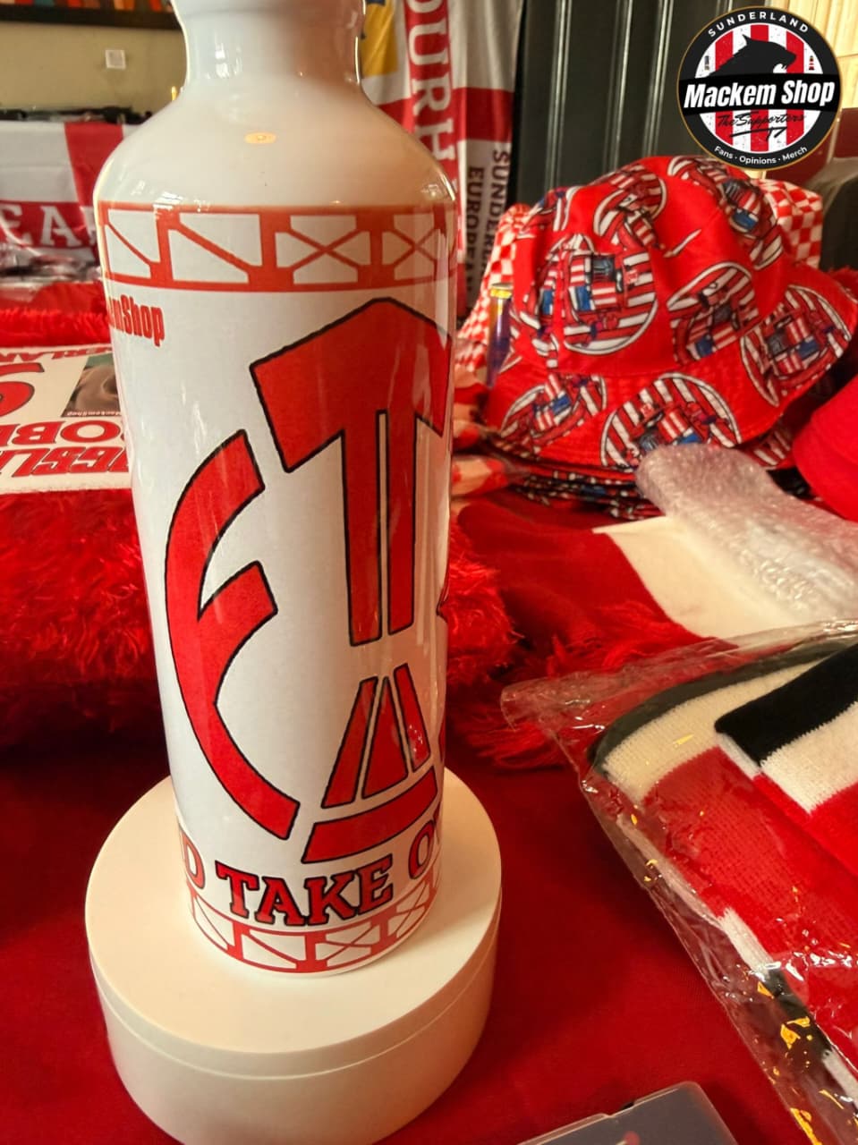 Sunderland Take Over FTM Water Bottle by MackemShop.