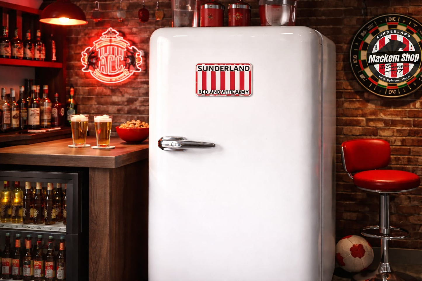 Sunderland “Red and White Army” Fridge Magnet