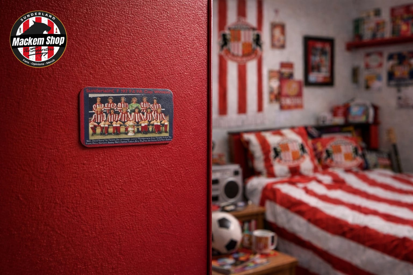 Sunderland FC 1973 FA Cup Winners – Fridge Magnet