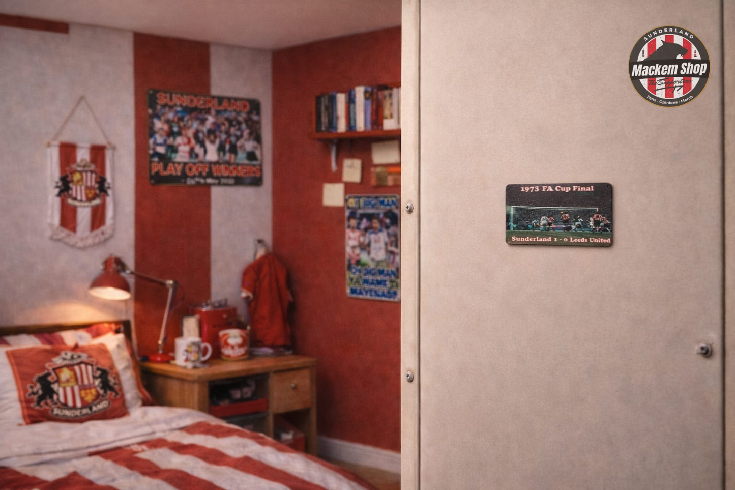 1973 FA Cup Final Sunderland Fridge Magnet