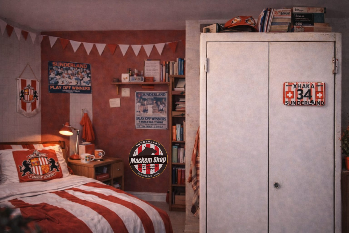 Xhaka 34 Sunderland Fridge Magnet