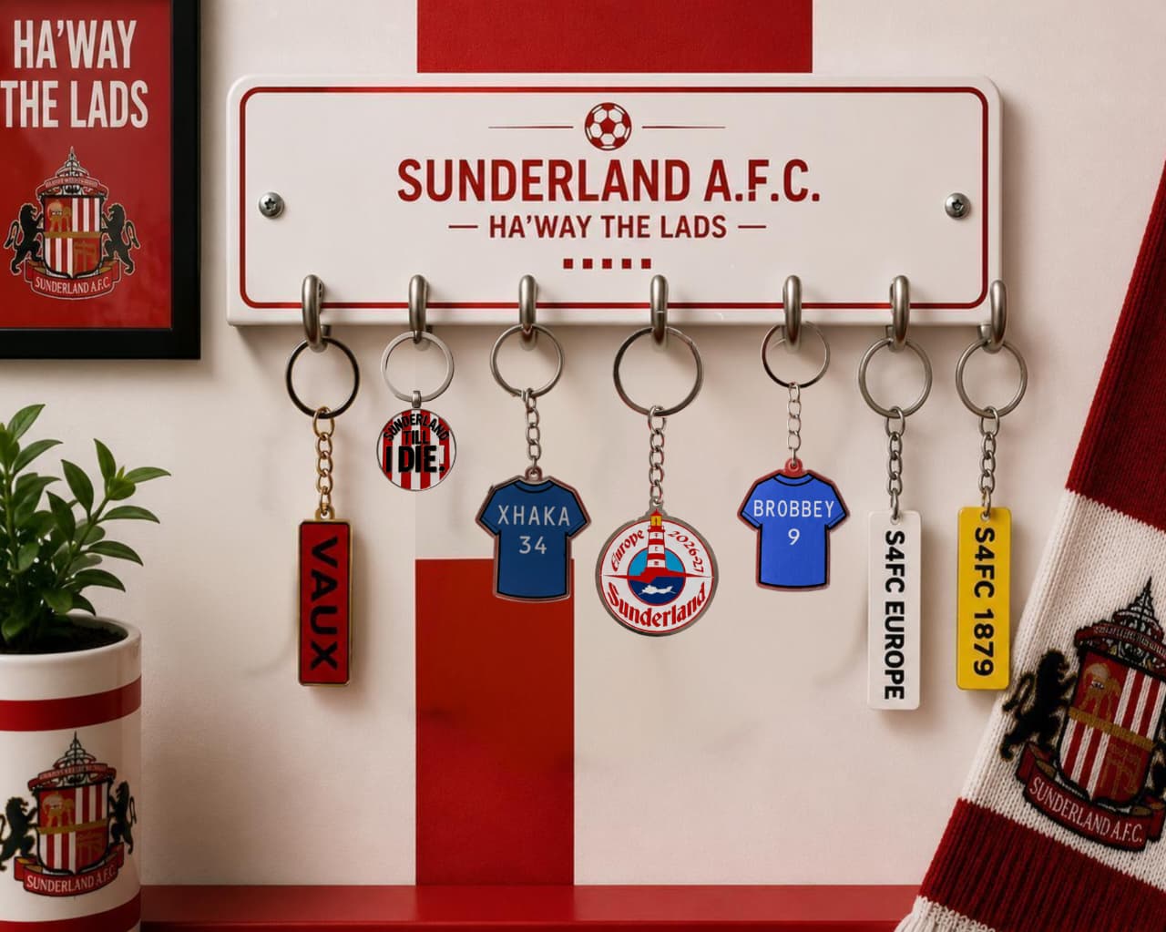 Sunderland Keychain Collection by MackemShop