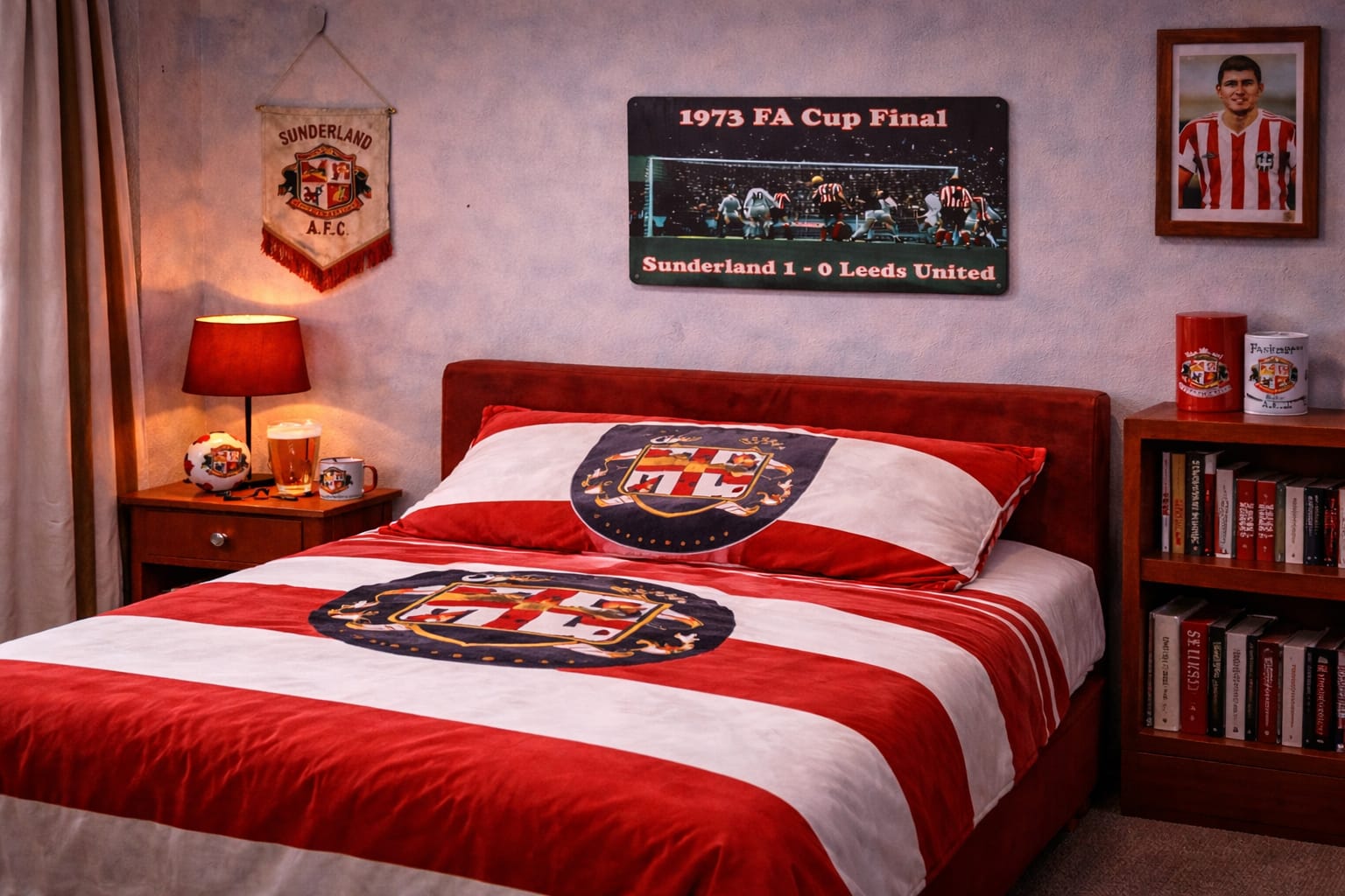 1973 FA Cup Final Metal sign by Mackem Shop.