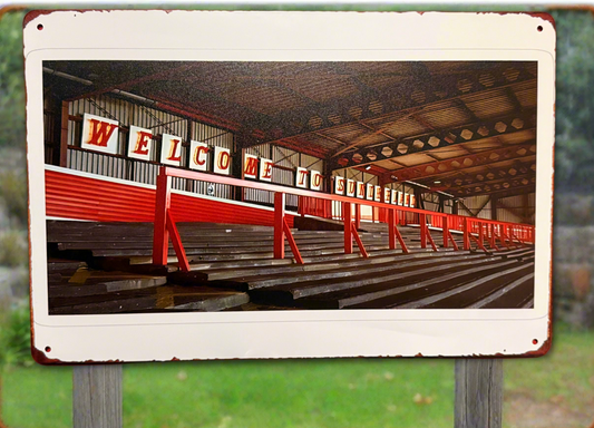 Welcome to Sunderland – Fulwell End Metal Stadium Sign
