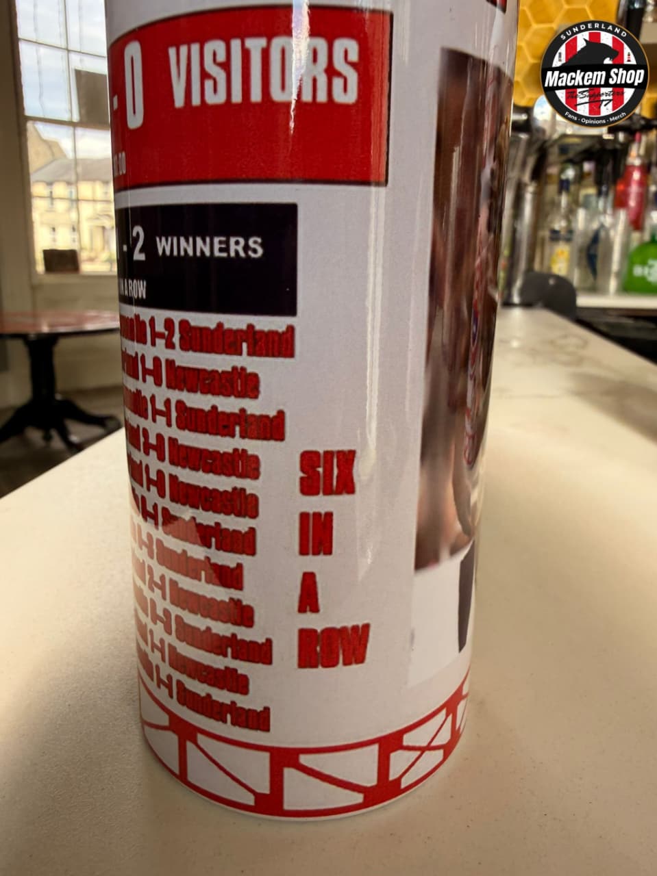 750ml Six easy points euro edition MackemShop Exclusive water bottle.