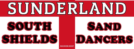 Sunderland South Shields Sand Dancers England Flag