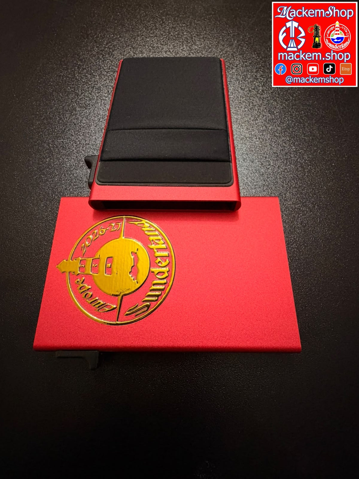 Sunderland European Tour 2026/27 Side-Opening RFID Wallet | MackemShop Exclusive