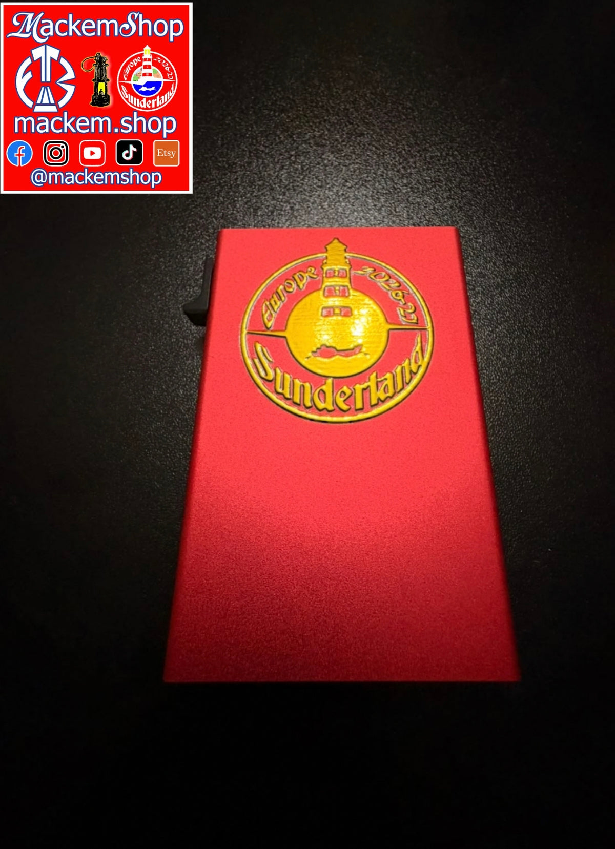 Sunderland European Tour 2026/27 Side-Opening RFID Wallet | MackemShop Exclusive