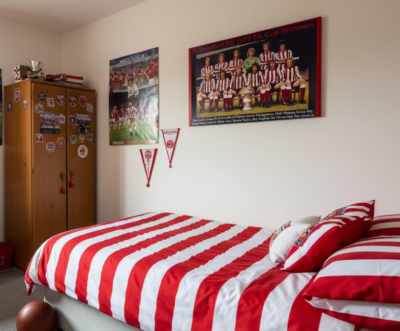 Sunderland 1973 FA Cup Team Photo Canvas Print – Sunderland V Leeds Utd FA Cup Final Artwork 60cm x 90cm