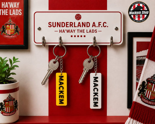 MACKEM Number Plate Keychain by MackemShop