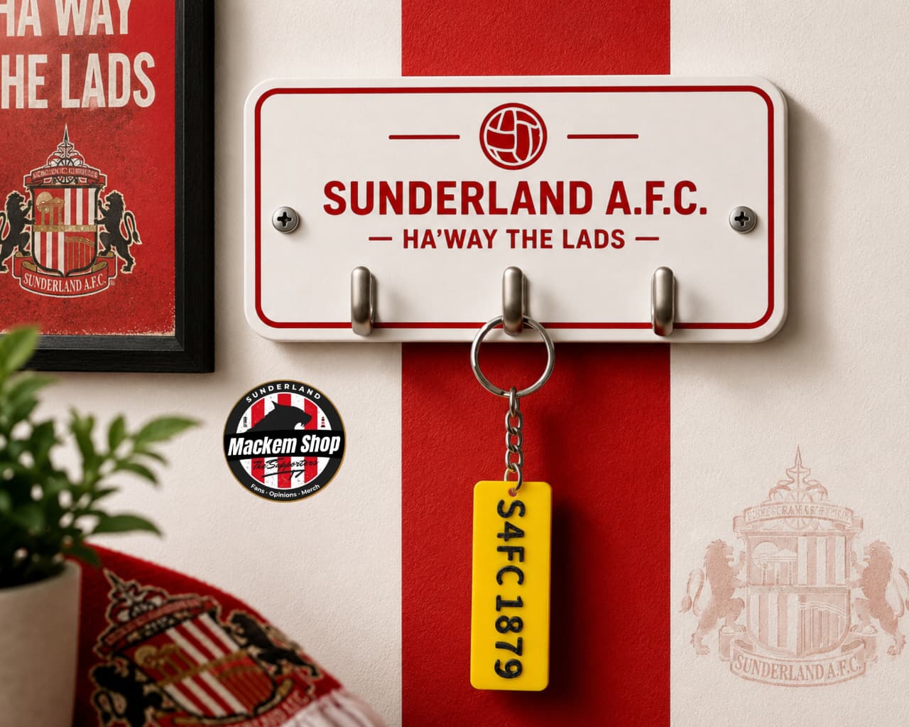 S4FC 1879 Keychain by MackemShop.