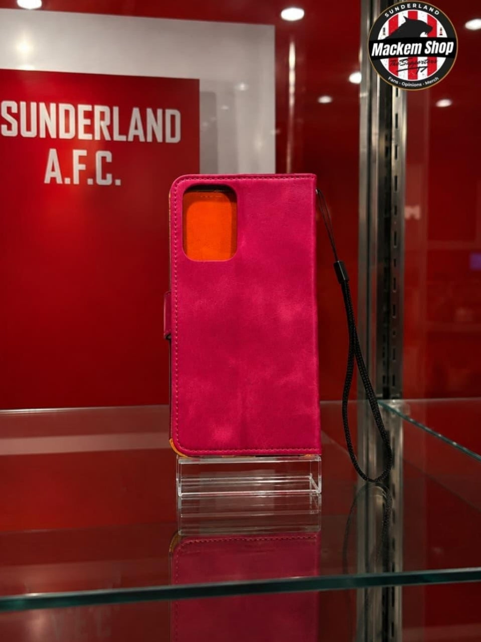 Sunderland Europe 2026-27 Red Samsung A53 Flip Style Phone Cse by MackemShop.
