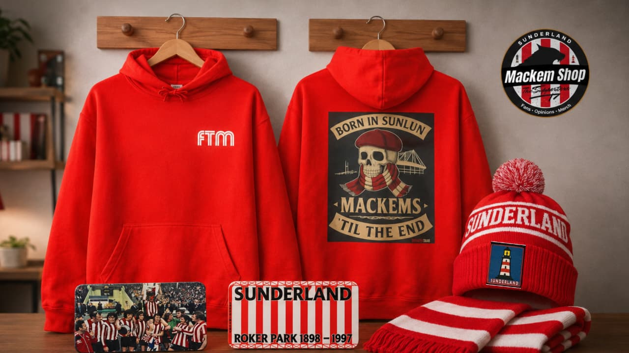 Four in One bundle, Hoodie, Fridge magnets, and Sunderland Lighthouse hat.