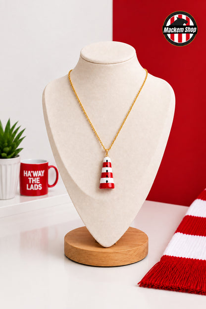 Sunderland Lighthouse Necklace By MackemShop.