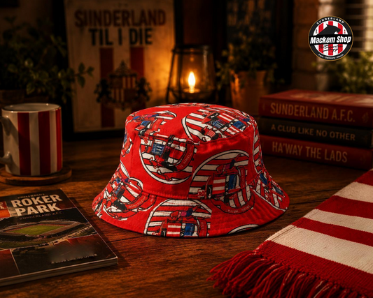 Sunderland Reversible Bucket Hat by MackemShop.