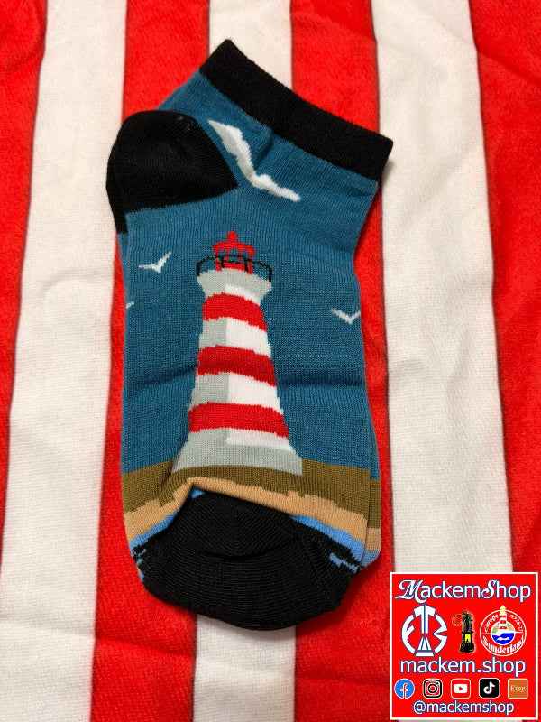 Sunderland Roker Lighthouse Trainer Socks – Ladies UK Sizes 1–6 | MackemShop Exclusive