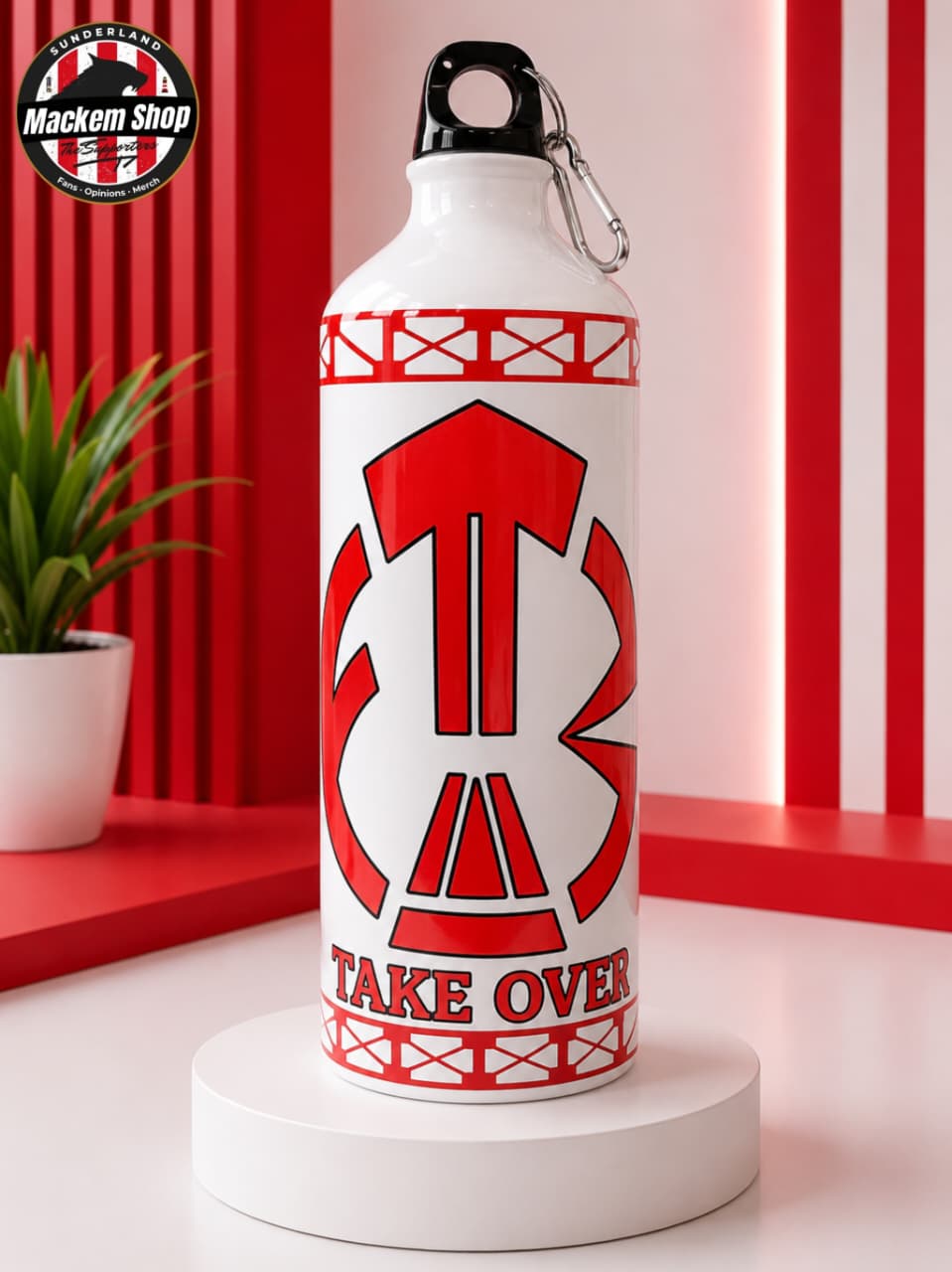 Sunderland Take Over FTM Water Bottle (750ml) by MackemShop.