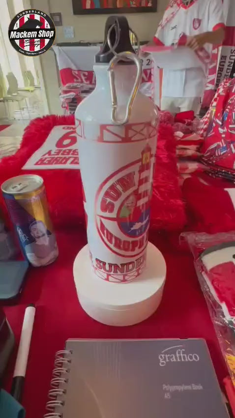 Sunderland Take Over FTM Water Bottle (750ml) by MackemShop on a rotator. 